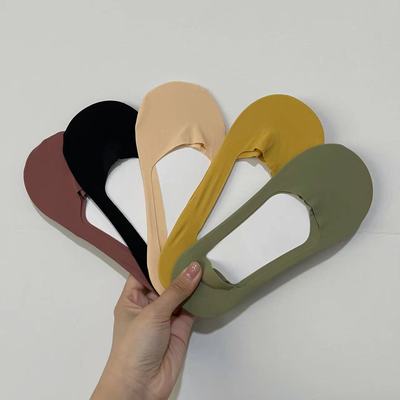 四面弹脚底精梳棉立体脚后跟女士夏天隐形袜防滑薄款高跟鞋袜吸汗