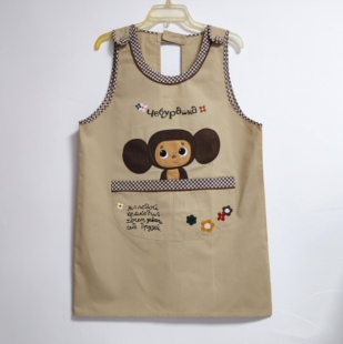 包邮日本围裙韩版时尚 咖啡店员 罩衣反穿衣 可爱围裙外贸工作服