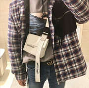 Hàn Quốc INS thư chéo điện thoại di động túi thêu Harajuku hip hop ván trượt thể thao túi đeo vai cặp túi mẫu - Túi điện thoại