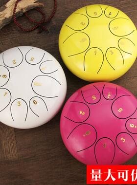 钢舌鼓空灵鼓忘忧鼓色空鼓打击乐器鼓初学者莲花鼓静心鼓手碟手鼓