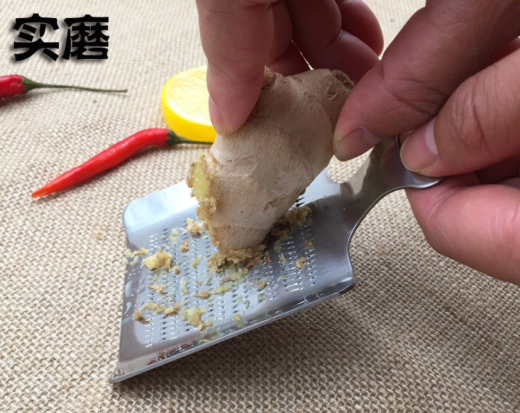 Ginger Grater Garlic Mini Grinding Tool 不锈钢磨姜蓉蒜泥器 厨房/烹饪用具 剥蒜器/压蒜器 原图主图