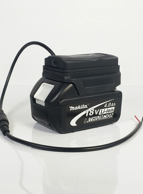 适用于牧田Makita大艺东成威克士锂电池取电座连接器头灯DC5521线