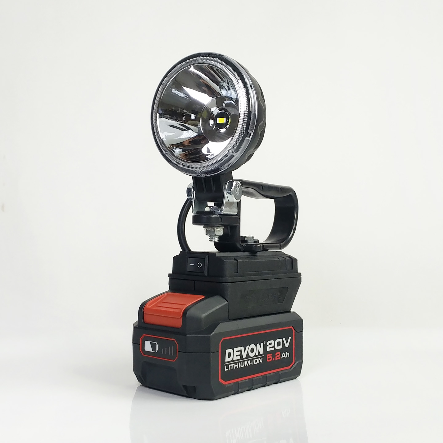 手提款聚光灯适用于DEVON大有款锂电池工作灯应急灯维修灯探照灯