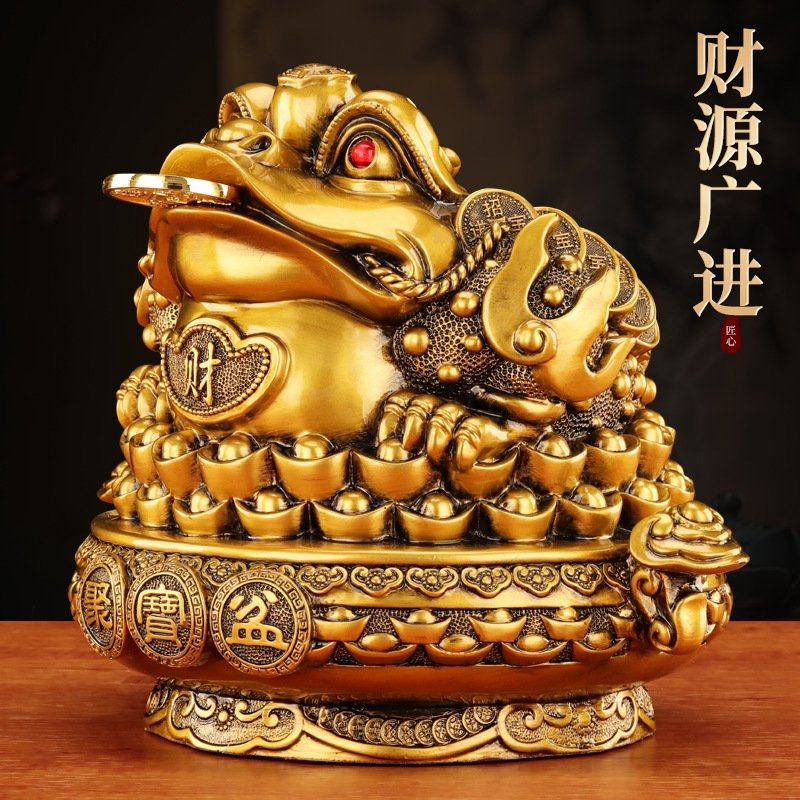 招财金蟾摆件聚宝盆客厅玄关办公室装饰品店铺收银台开业乔迁礼物,餐饮具,茶宠摆件,淘宝优惠券,粉丝福利购,淘宝优惠卷