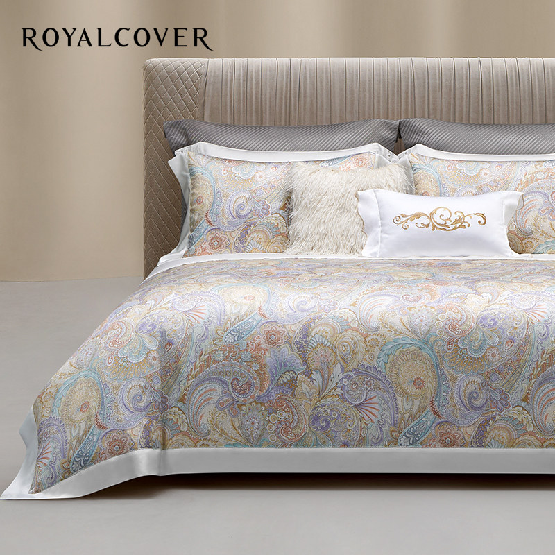 ROYALCOVER/罗卡芙欧式轻奢莱赛尔天丝床笠四件式床组 克洛里斯
