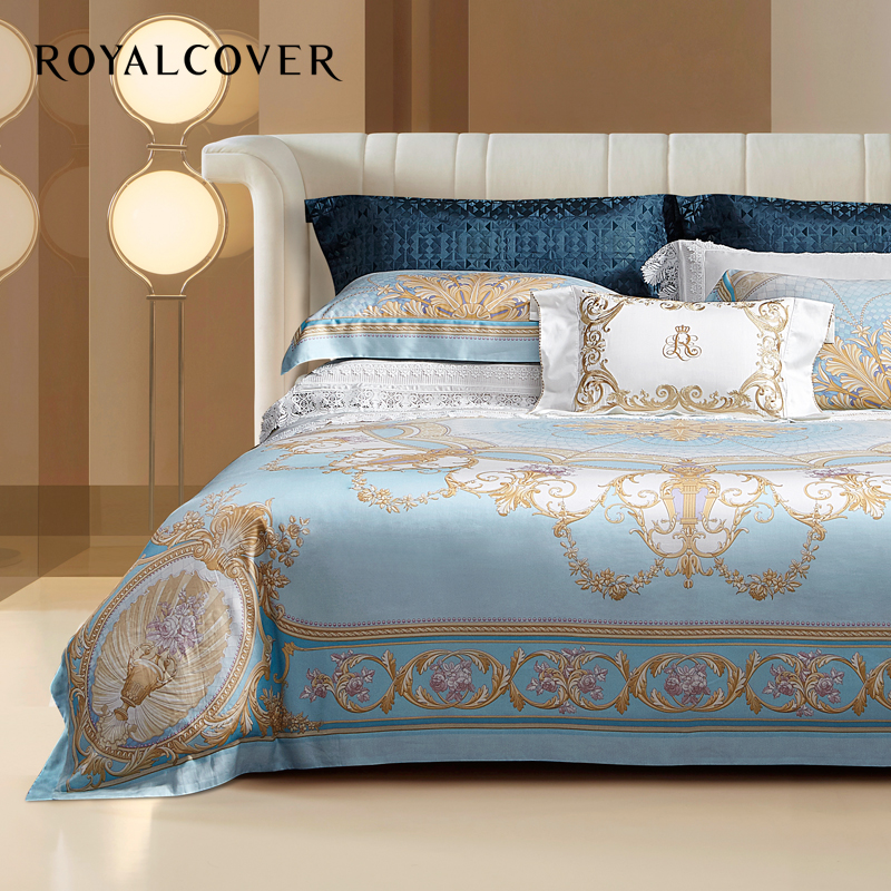 ROYALCOVER/罗卡芙欧式轻奢高级感莱赛尔天丝床单四件套 普鲁塔克