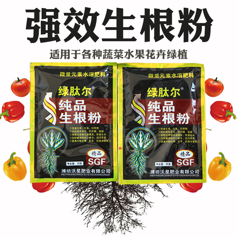 家庭园艺生根粉壮苗着色彭果快速室内外通用花卉果蔬绿植绿肽尔纯