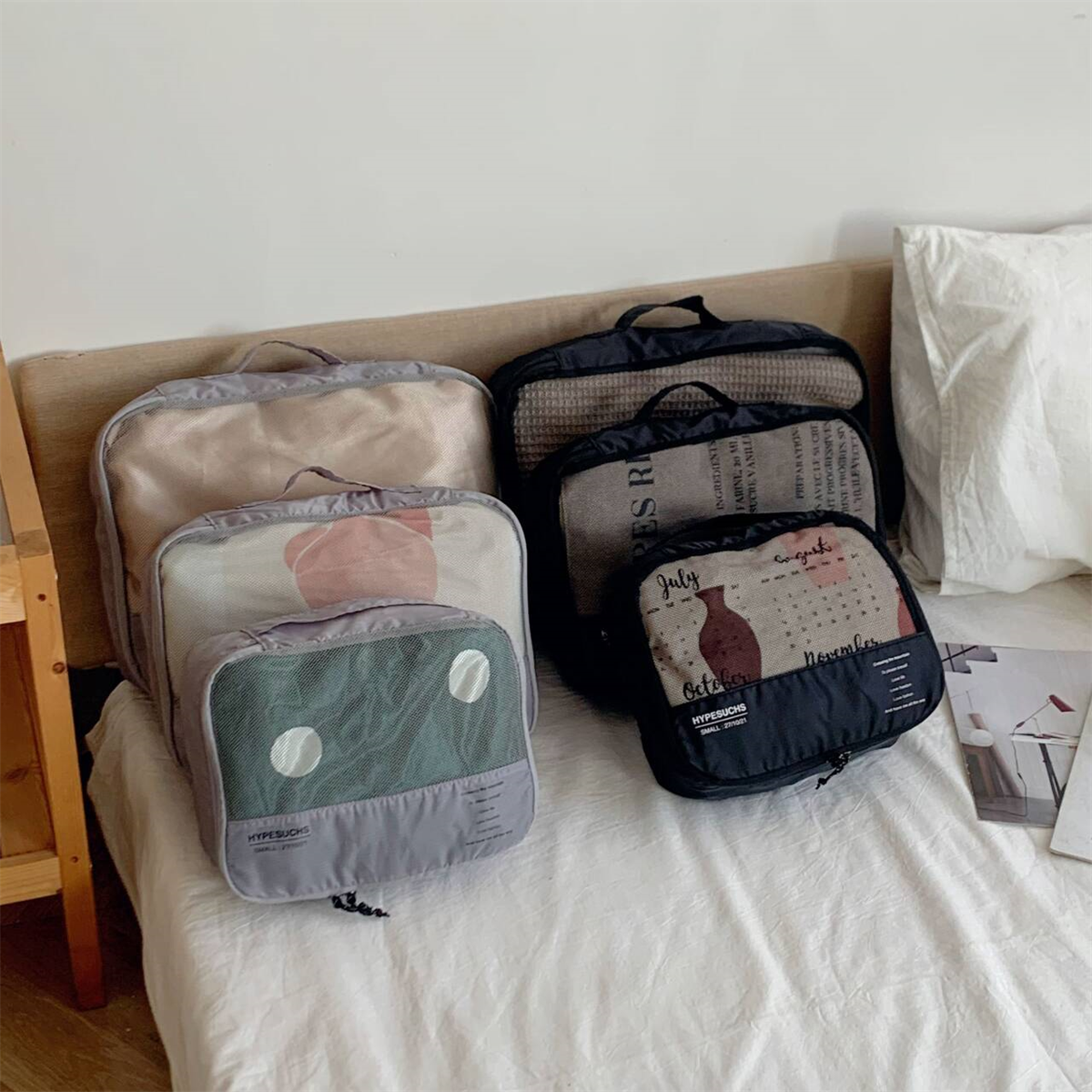 三件套便携旅行出差收纳袋套装行李箱衣物整理包多功能旅游分装袋,收纳整理,其他收纳袋,淘宝优惠券,粉丝福利购,淘宝优惠卷