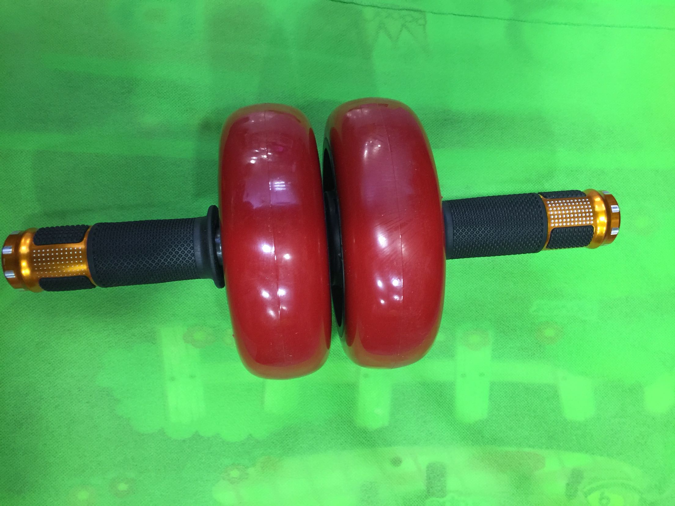 高端双轮健腹轮腹肌轮家用 健身器材健身轮巨轮 轴承静音男女