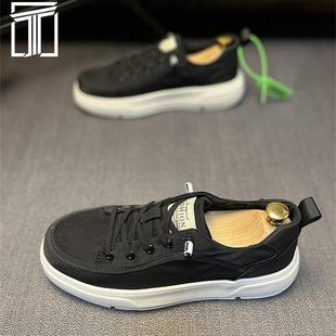 新款 韩版 香港潮牌ITUN7G夏季 男鞋 子 百搭透气帆布鞋 休闲运动滑板鞋