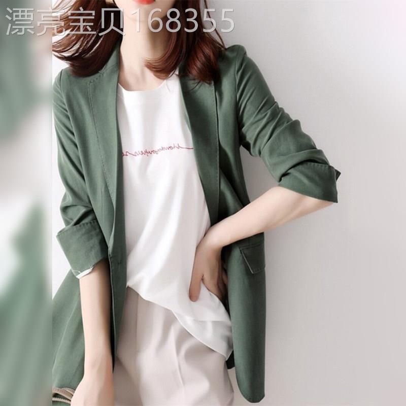 潮牌胖mm大码薄款气质小西装外套女夏季时尚休闲防晒职业西服上衣