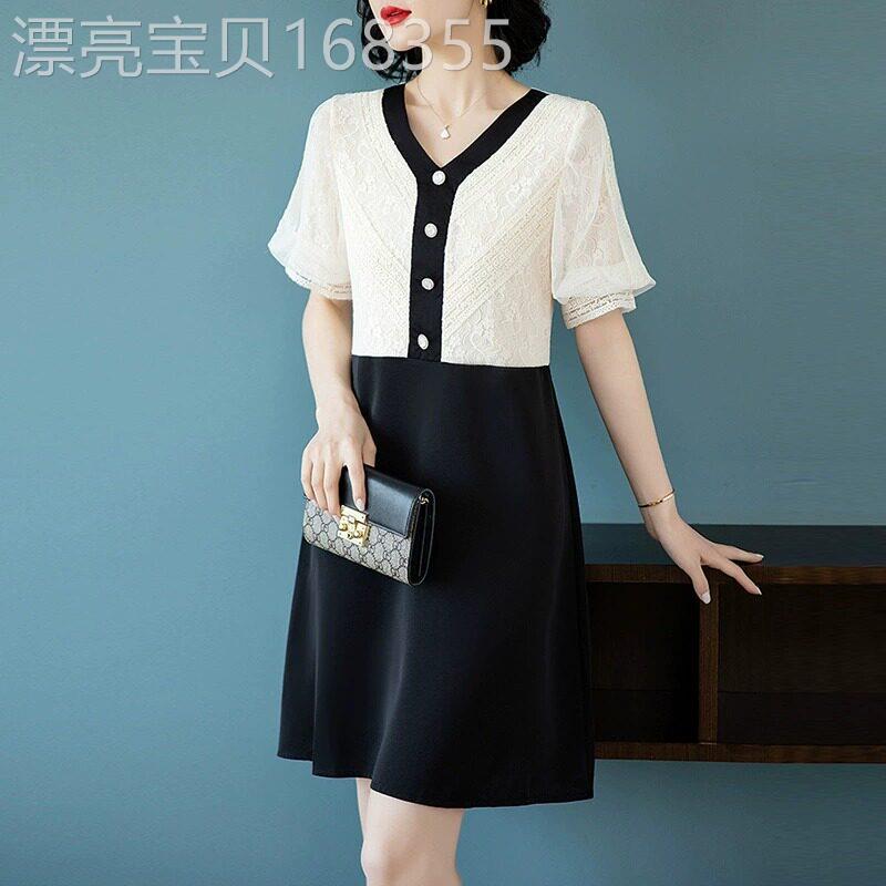 女士气质连衣裙2026新款夏装时尚女装洋气减龄宽松显瘦休闲裙子