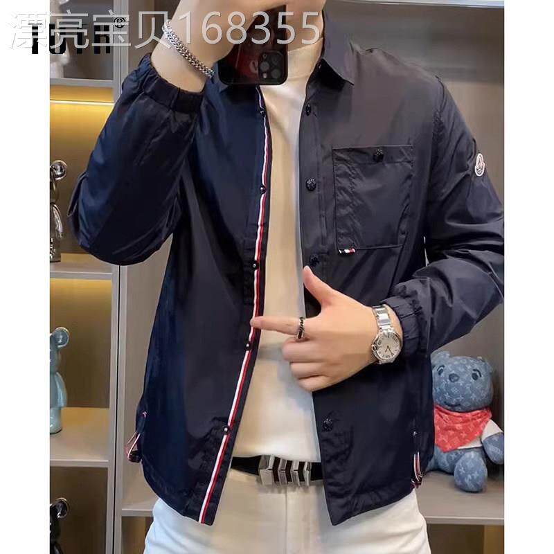 外套男款春秋季潮牌修身短款夹克衫男士高级感轻商务翻领休闲上衣