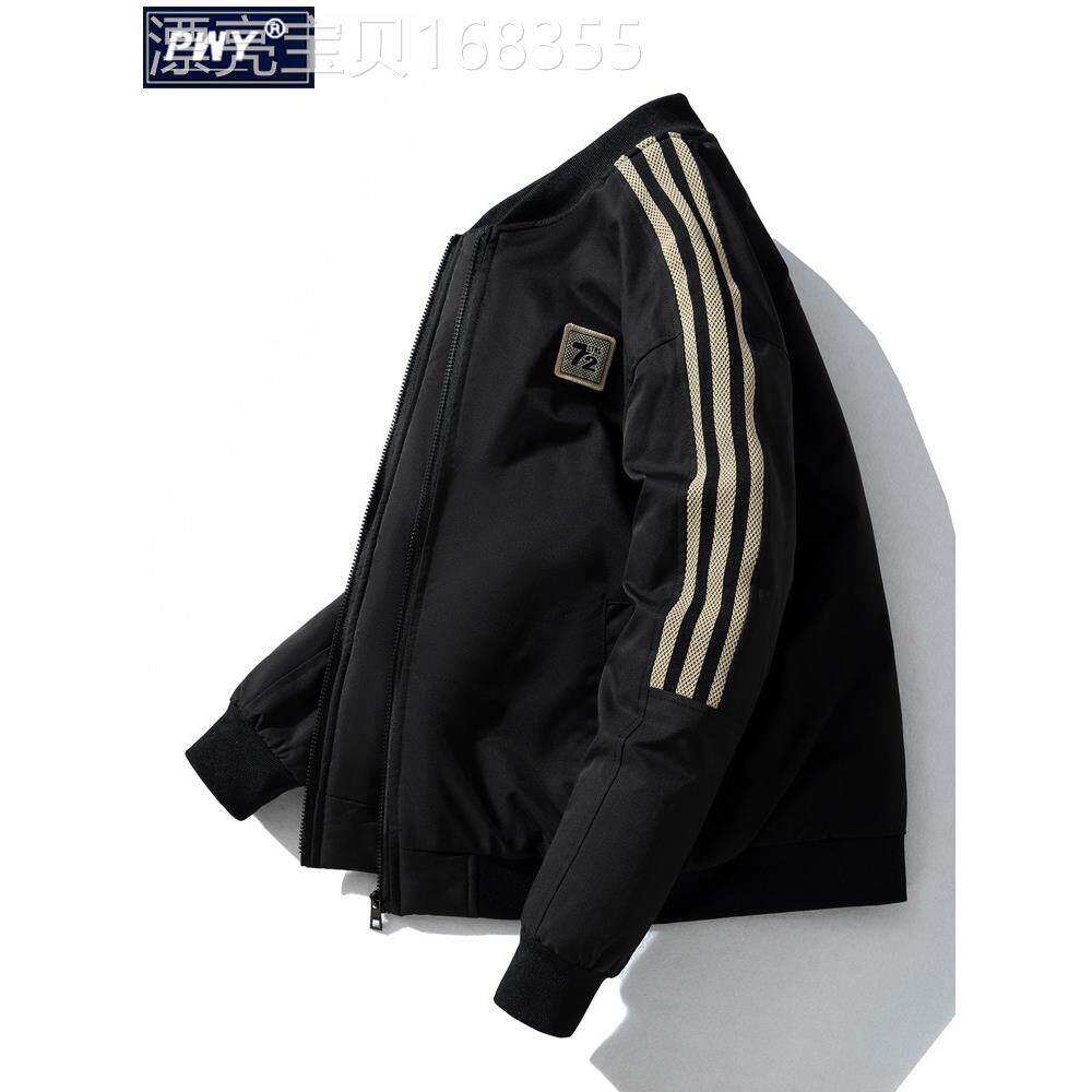 潮牌棒球服棉衣外套男士秋冬季夹棉加厚棉服休闲大码二棉短款夹克