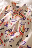 夏季男女宽松薄款防晒情侣短袖衬衫C7005P40，男装防晒衣，电商A433