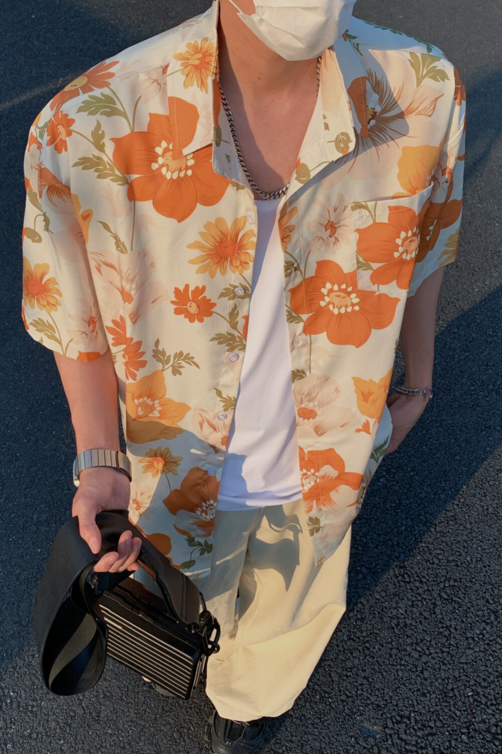 夏季短袖花衬衫C22P40,男装T恤,电商A433