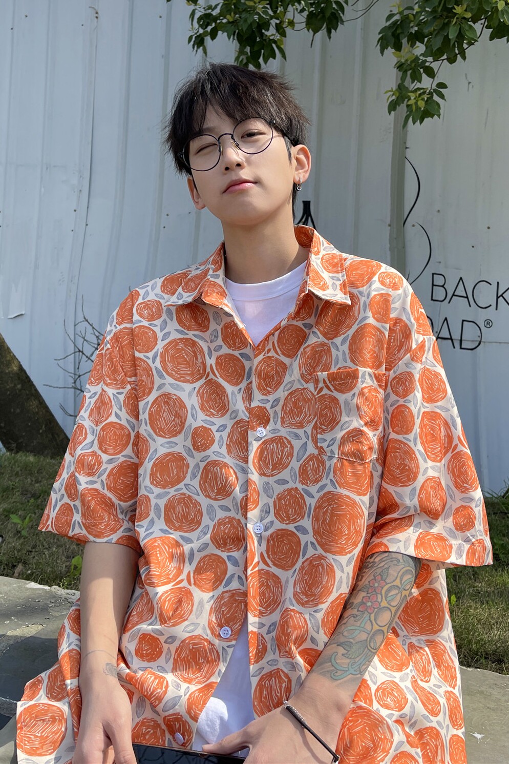 夏季糖果色宽松冰丝防晒男女宽松短袖衬衫情侣C559P40,男装衬衫,电商A433