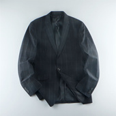 型时尚 百搭单西灰色标准版 都市S1 修身 商务休闲西服外套男春季