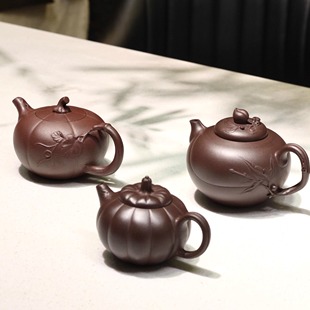 全手工原矿老紫泥南瓜花器宜兴紫砂壶 7折SALE 一茶器｜戴曙佳