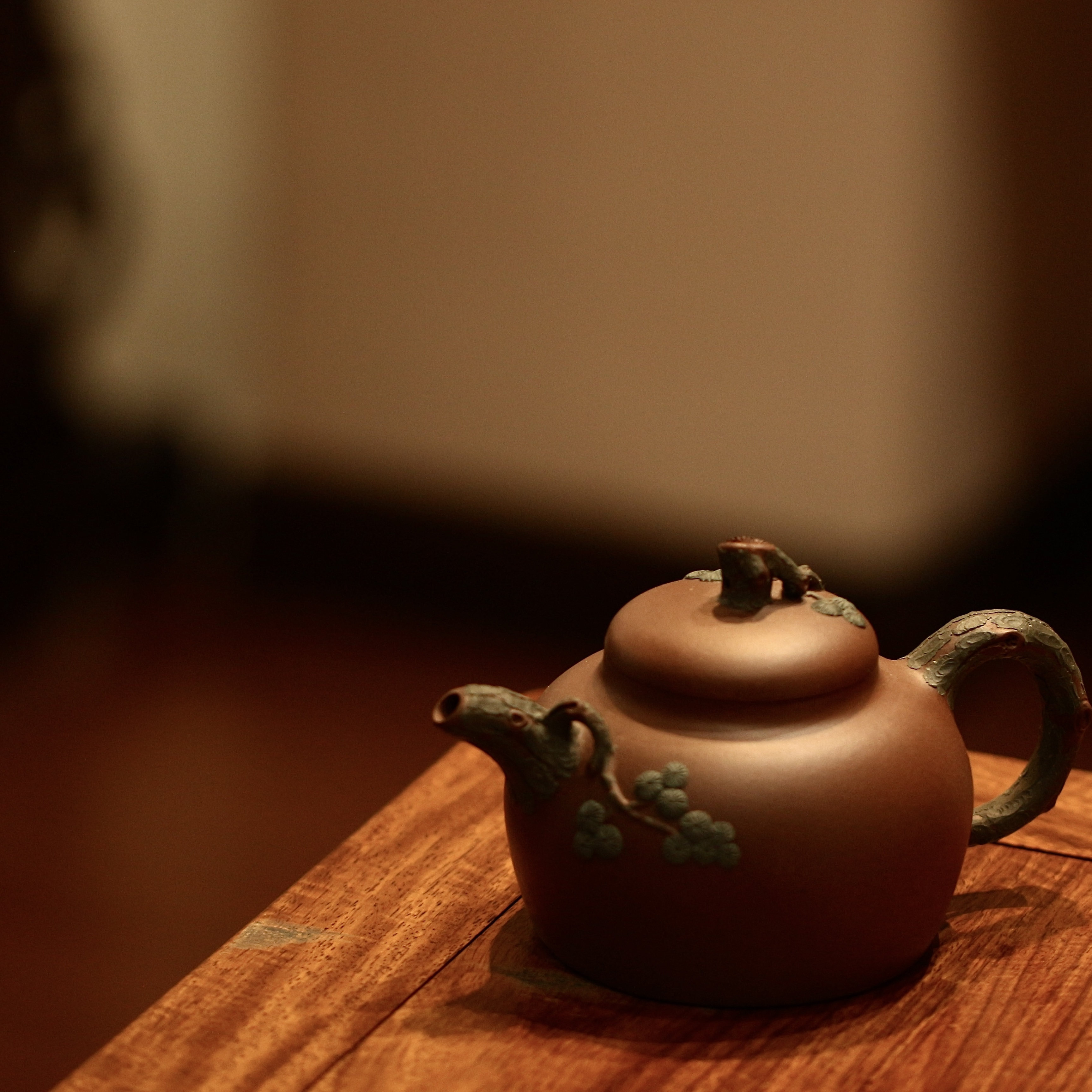 一茶器|徐洪军作品 蒋蓉大师弟子 全手工推松紫泥紫砂壶大容量