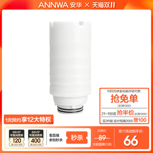 ANNWA 安华智能马桶过滤器滤芯家用双重净水阀芯前置净水器
