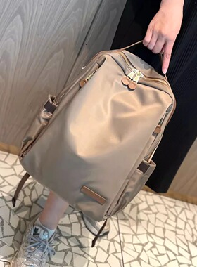 外出轻便双肩包女旅游新款2026旅行牛津布电脑通勤女士背包高级大