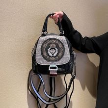 轻奢高级感双肩包女2025新款包包时尚潮流百搭斜挎包休闲女士背包