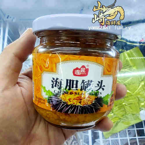 160g海胆罐头 即食大连特产海胆酱原汁海胆黄刺身海鲜水产