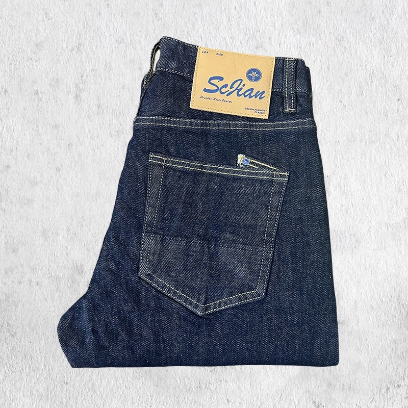 2025SS微锥赤耳丹宁牛仔裤