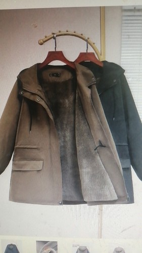 2025新款冬装加厚加绒风衣大码女装胖MM棉袄棉衣外套25084T