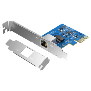 绿联PCIE转2.5G千兆网卡台式机电脑pcie内置2500M有线网口主机箱扩展rj45网线上网网络游戏电竞拓展转接卡