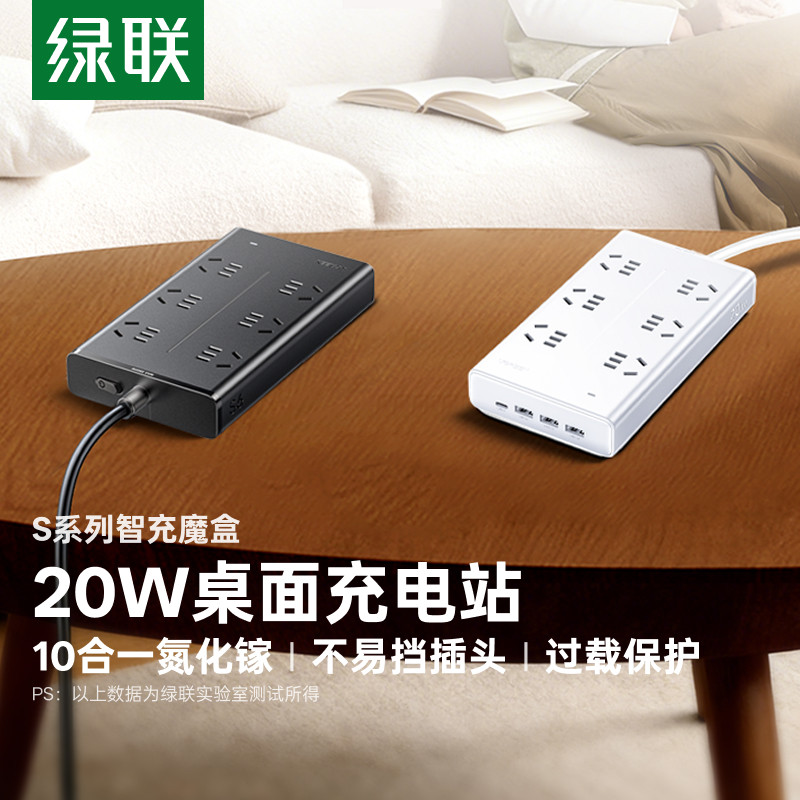 20W/65W氮化镓快充|4位/8位排插