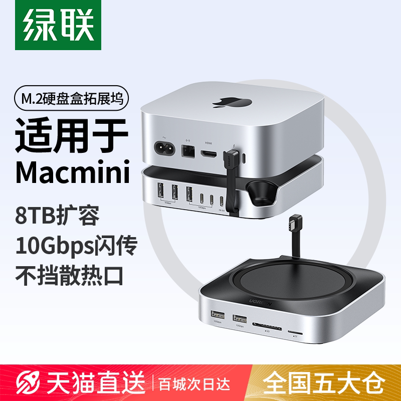 适用Macmini扩展、支持8T硬盘图片