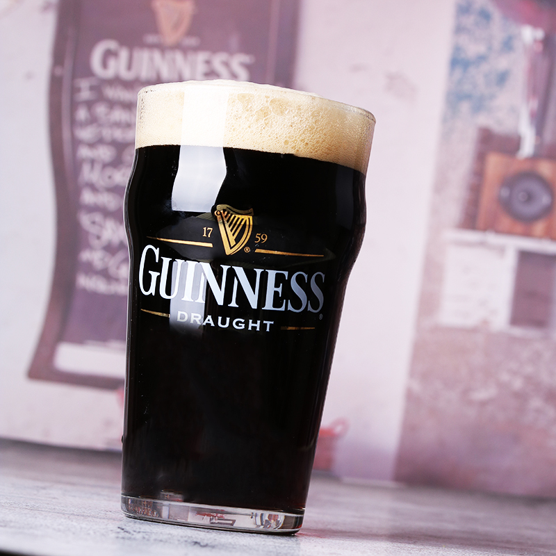 guinness精酿啤酒杯健力士500ml