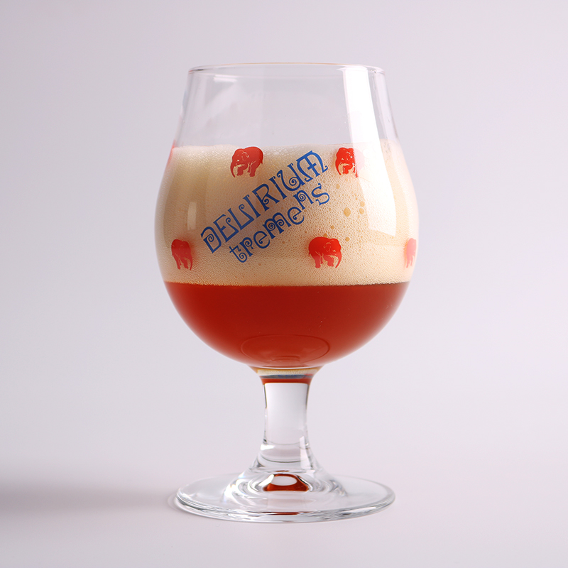 帕莎帕琦郁金香粉象啤脚杯酒杯