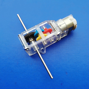 直径3mm圆转轴 大扭力diy模型配件 减速齿轮箱 六种速度减速摩打