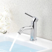 金字塔全铜洗脸 台上盆加高单孔冷热水龙头 陶瓷