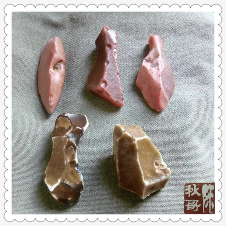 新疆哈密蛋白石冰种原石地表籽料戒面料挂坠料玉坠挂件