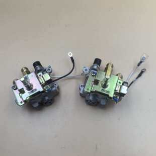 燃气灶配件开关阀体总成适用方泰老版款式 左右电磁阀款西门子