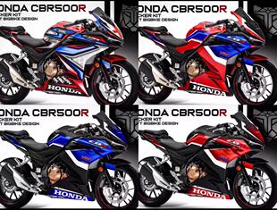 本田CBR500R摩托车HONDA版画 全车拉花 防水 支持个性定制