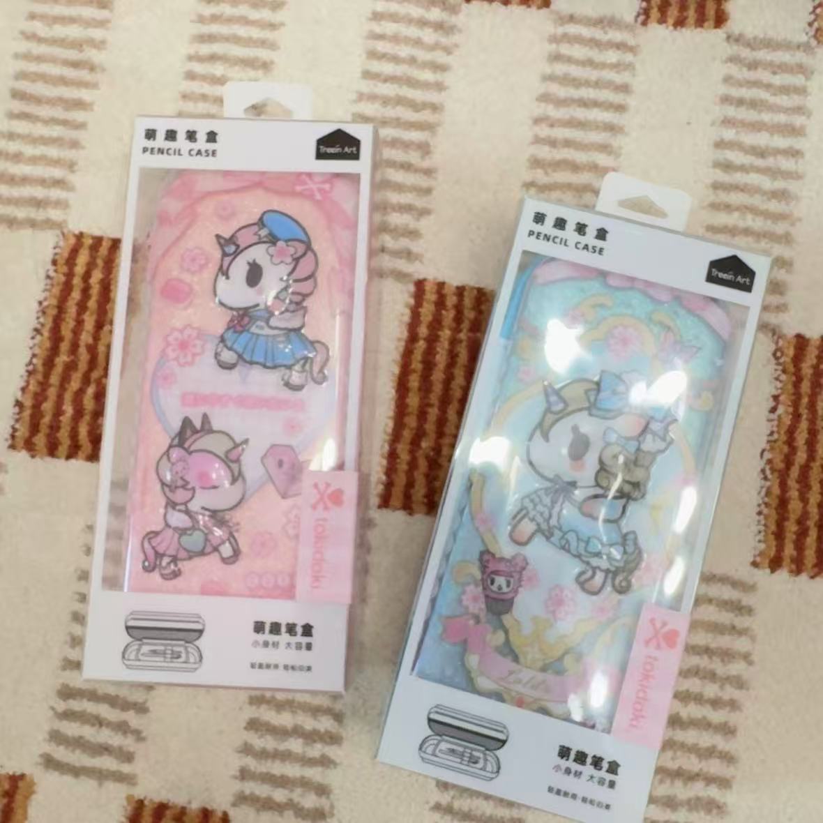 青壹坊tokidoki次元幻想EVA笔盒小号二次元卡通多功能文具收纳