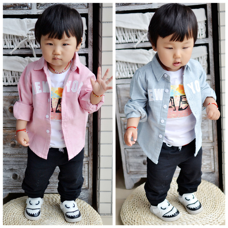 Chemise garcon à manche longue - Ref 2077088 Image 1