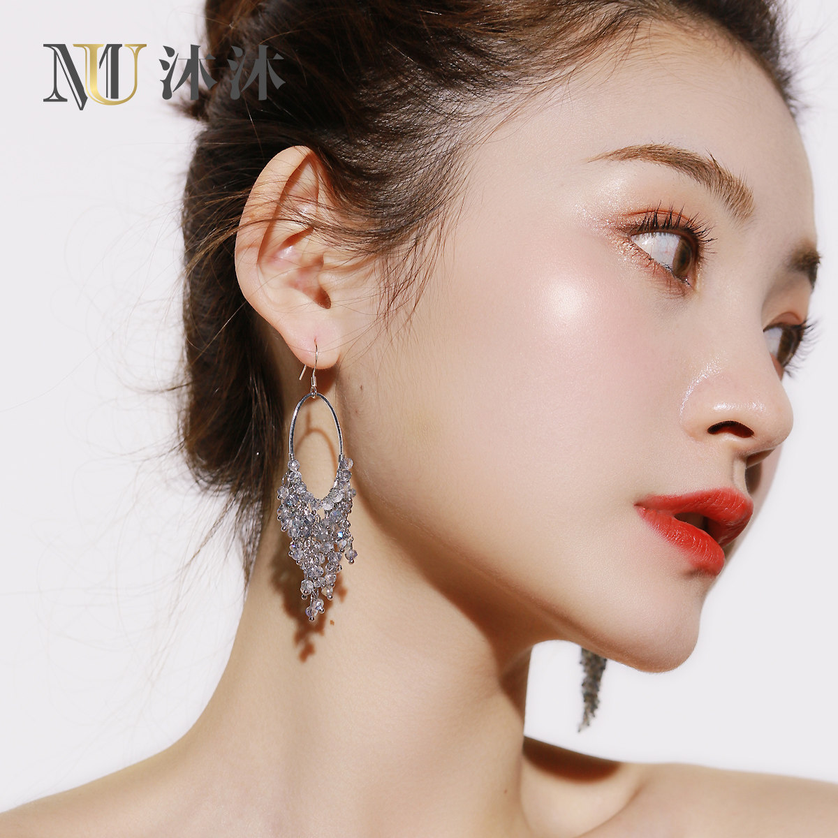 Mu Mu jewelry 925 Tremella hook have more cash than can be accounted for temperament tassels Earrings the republic of korea Bohemia manual Earrings 345in the Accessories/Fashion Jewelry, Earring , Earring  category - from Buy2taobao.com to provide professional Taobao agent buy service