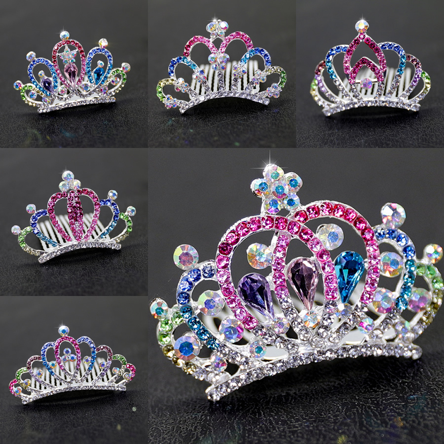 彩色儿童小皇冠头饰幼儿园走秀