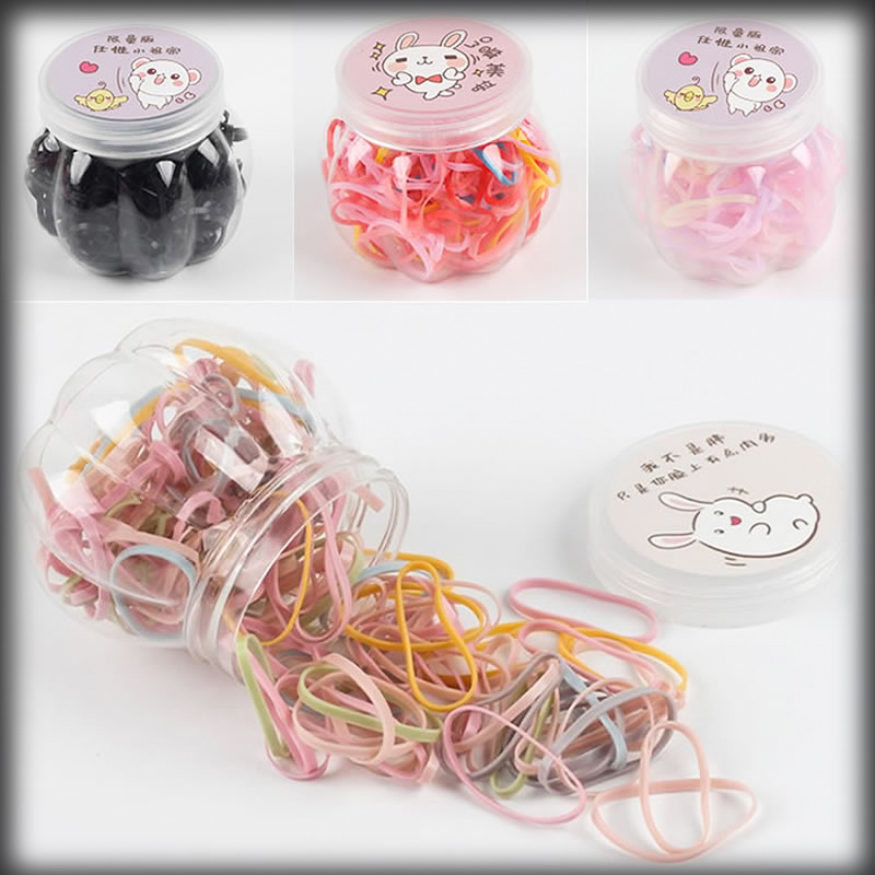 婴幼儿橡皮筋一次性黑色加粗