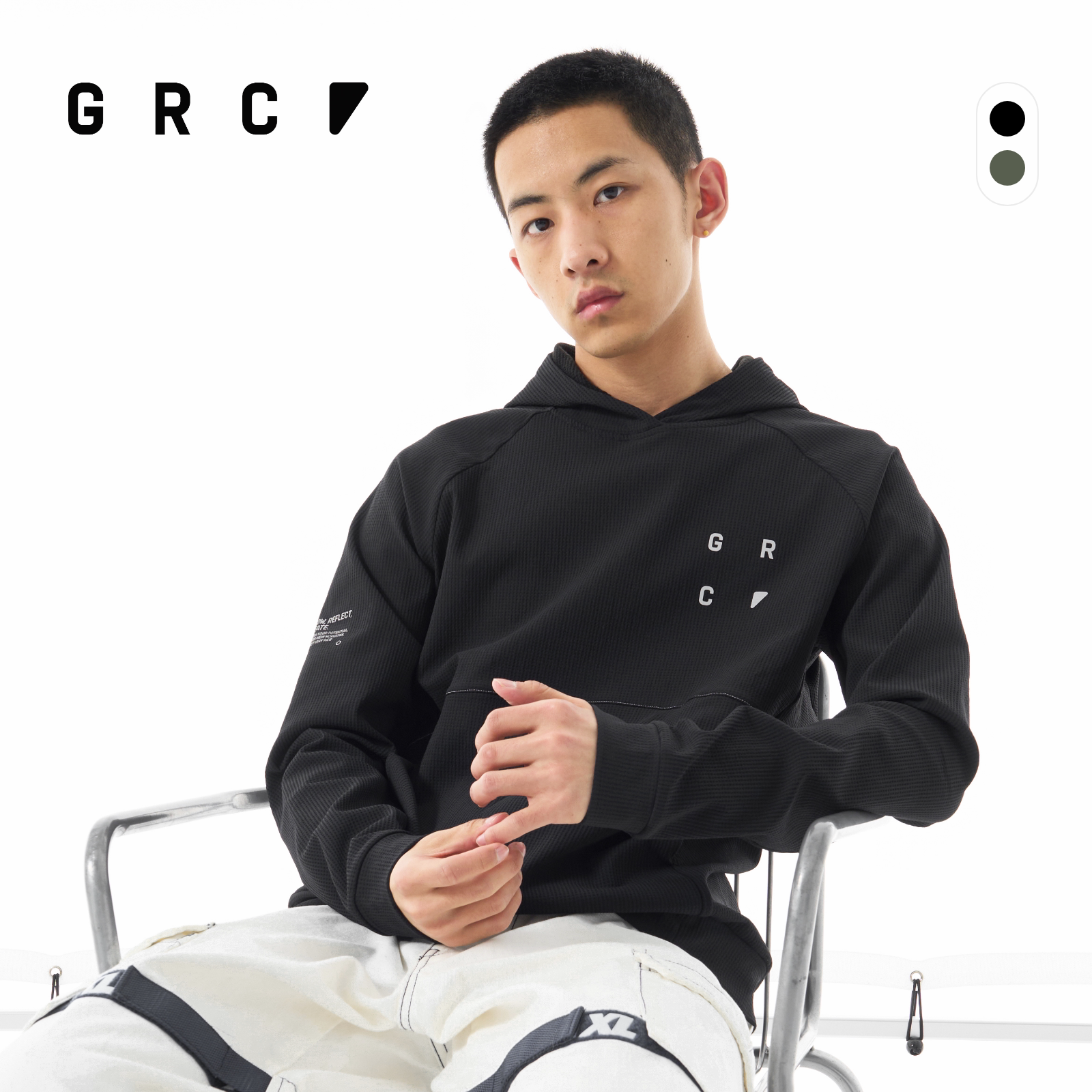 GRC春秋GoFriend通勤系列运动户外休闲骑行服套头连帽卫衣男女
