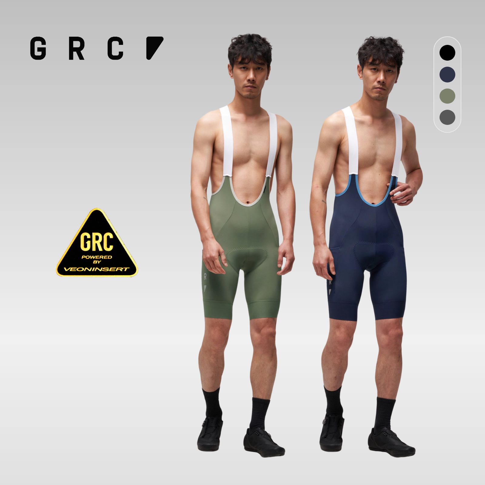 GRC桀骜无尽春夏新款RESEARCH骑行服背带短裤公路自行车骑行裤男