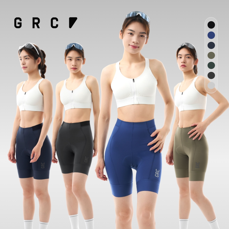 GRC春夏季骑行裤TECH山地车公路车自行车骑行服无背带短裤女士款