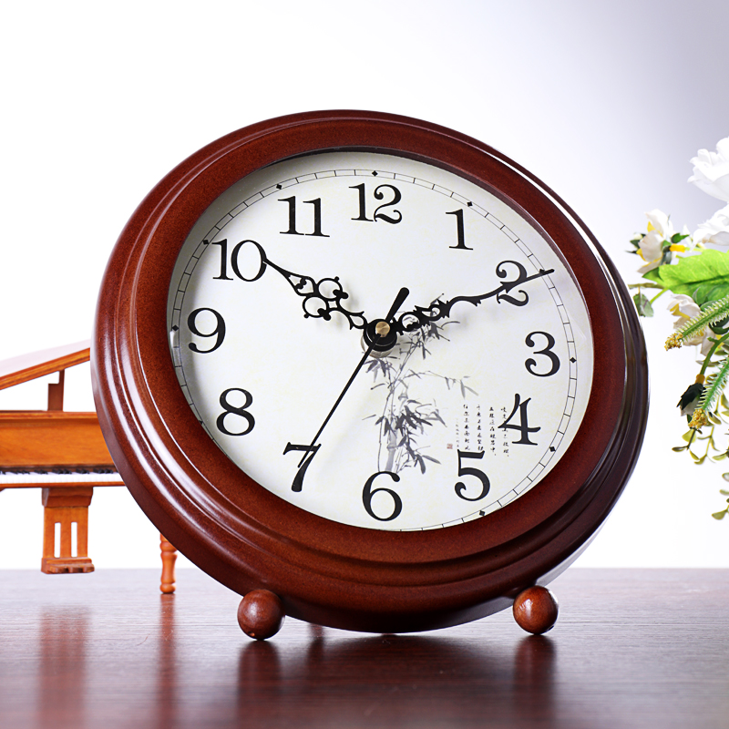 汉时新中式简约可挂立摆件时钟