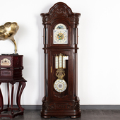 饰落地钟客厅古典机械时钟 汉时欧式 印尼黑酸枝实木高档装 HG200BA